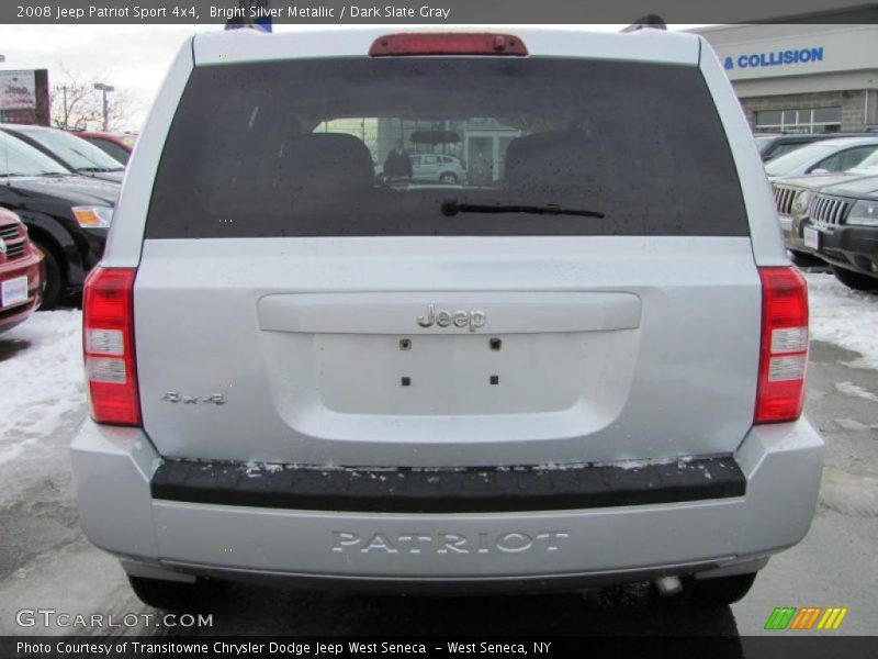 Bright Silver Metallic / Dark Slate Gray 2008 Jeep Patriot Sport 4x4