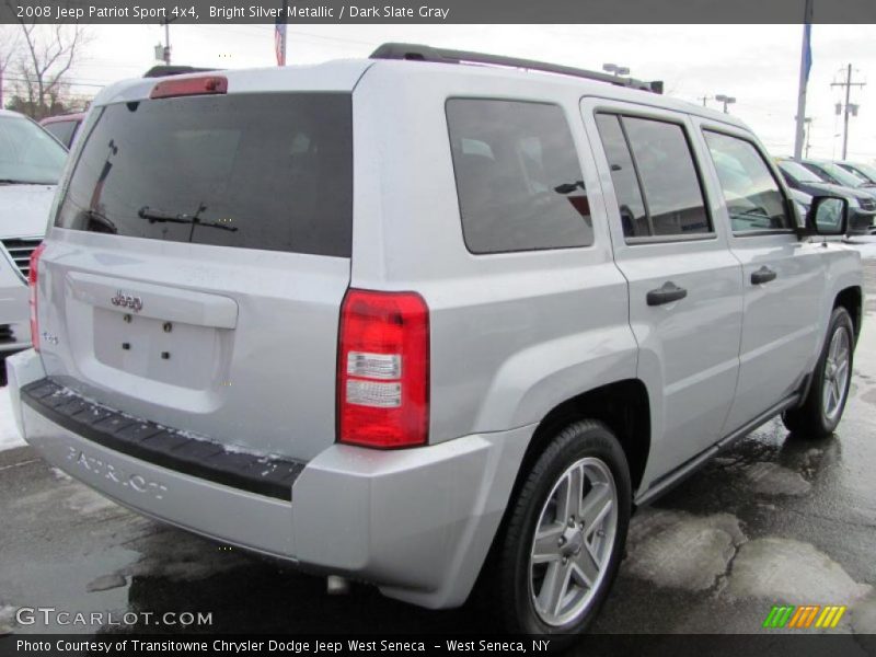 Bright Silver Metallic / Dark Slate Gray 2008 Jeep Patriot Sport 4x4
