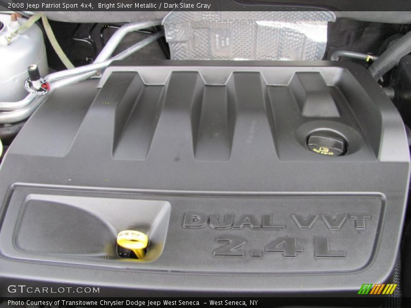 Bright Silver Metallic / Dark Slate Gray 2008 Jeep Patriot Sport 4x4