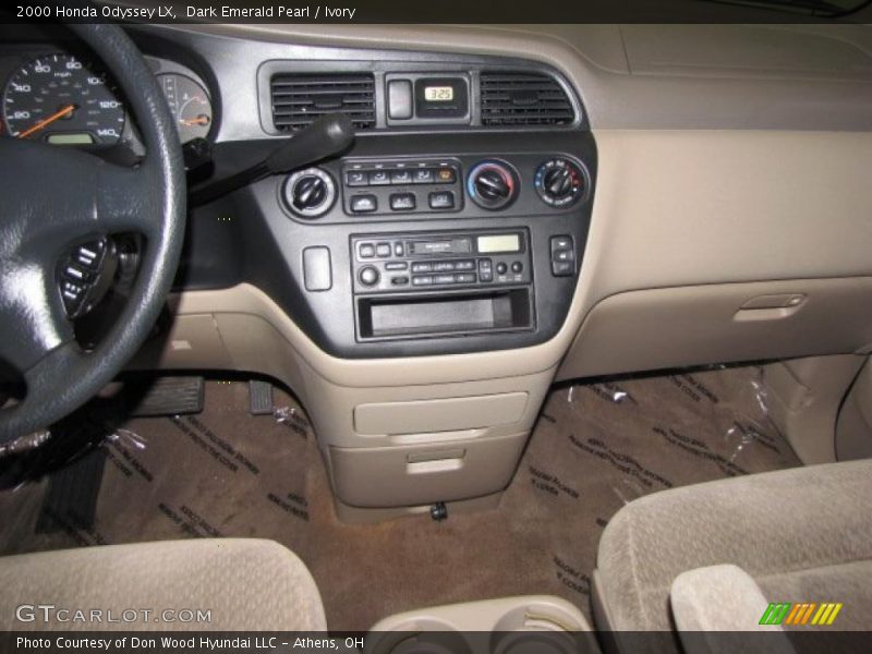 Dark Emerald Pearl / Ivory 2000 Honda Odyssey LX