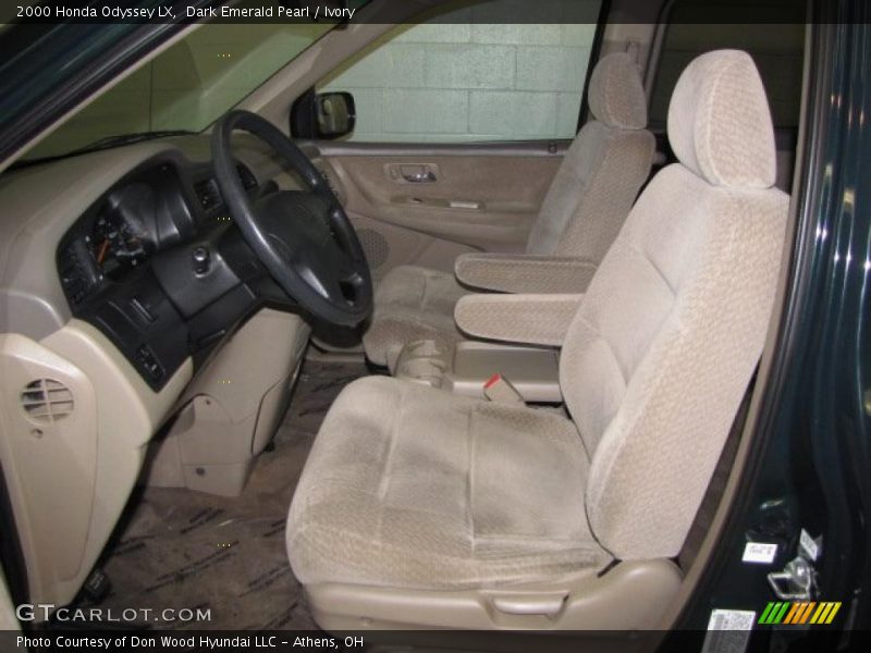 Dark Emerald Pearl / Ivory 2000 Honda Odyssey LX