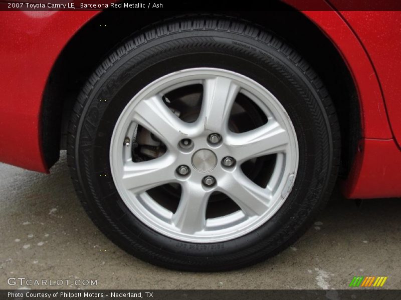 Barcelona Red Metallic / Ash 2007 Toyota Camry LE