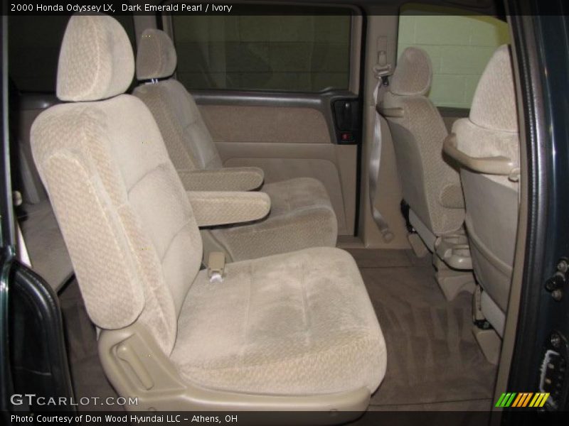 Dark Emerald Pearl / Ivory 2000 Honda Odyssey LX