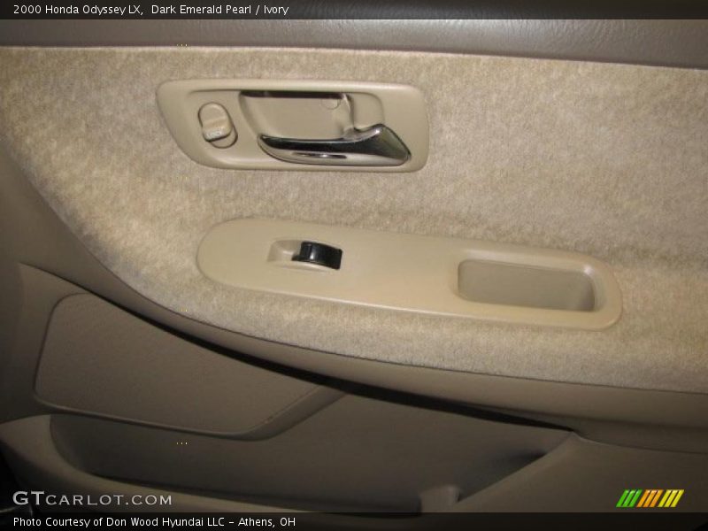 Dark Emerald Pearl / Ivory 2000 Honda Odyssey LX
