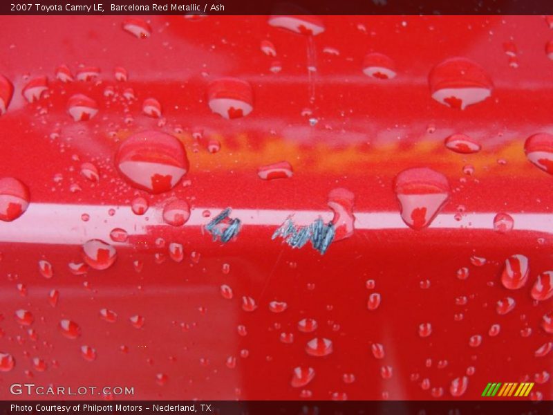 Barcelona Red Metallic / Ash 2007 Toyota Camry LE