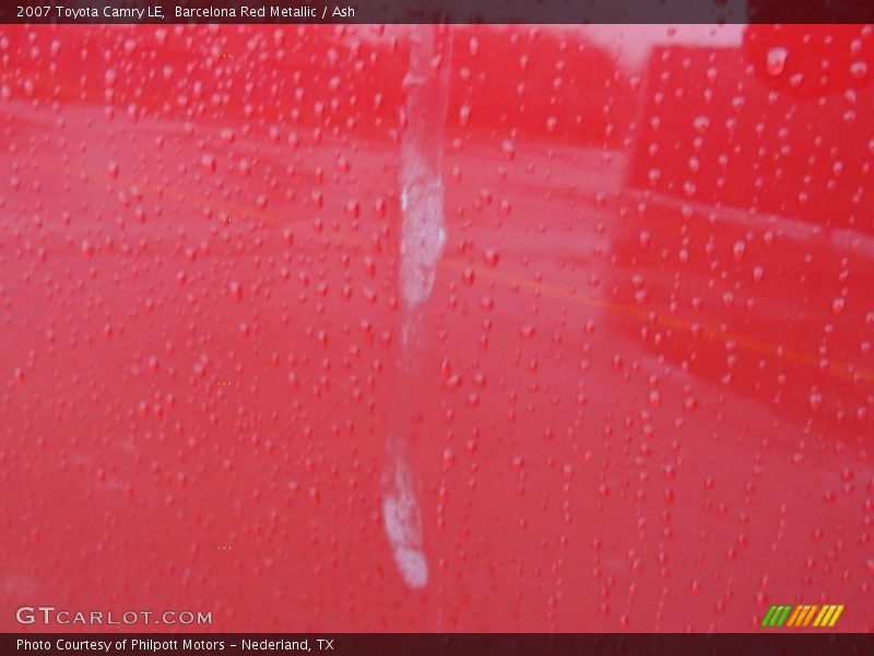 Barcelona Red Metallic / Ash 2007 Toyota Camry LE