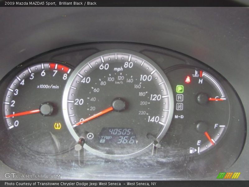 Brilliant Black / Black 2009 Mazda MAZDA5 Sport