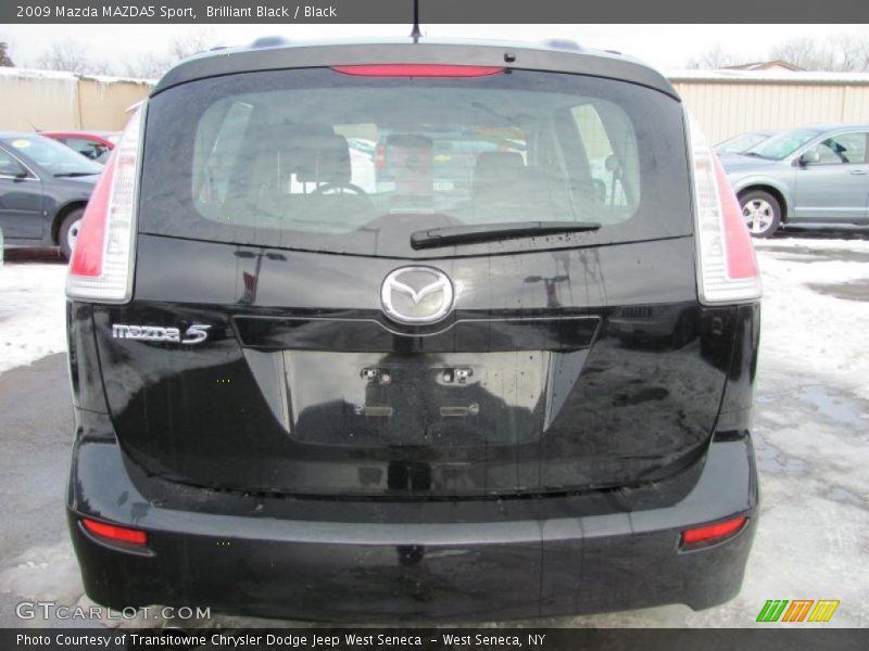 Brilliant Black / Black 2009 Mazda MAZDA5 Sport