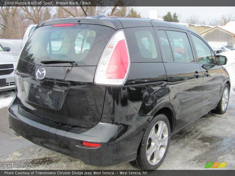 Brilliant Black / Black 2009 Mazda MAZDA5 Sport