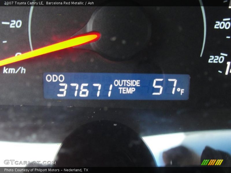 Barcelona Red Metallic / Ash 2007 Toyota Camry LE