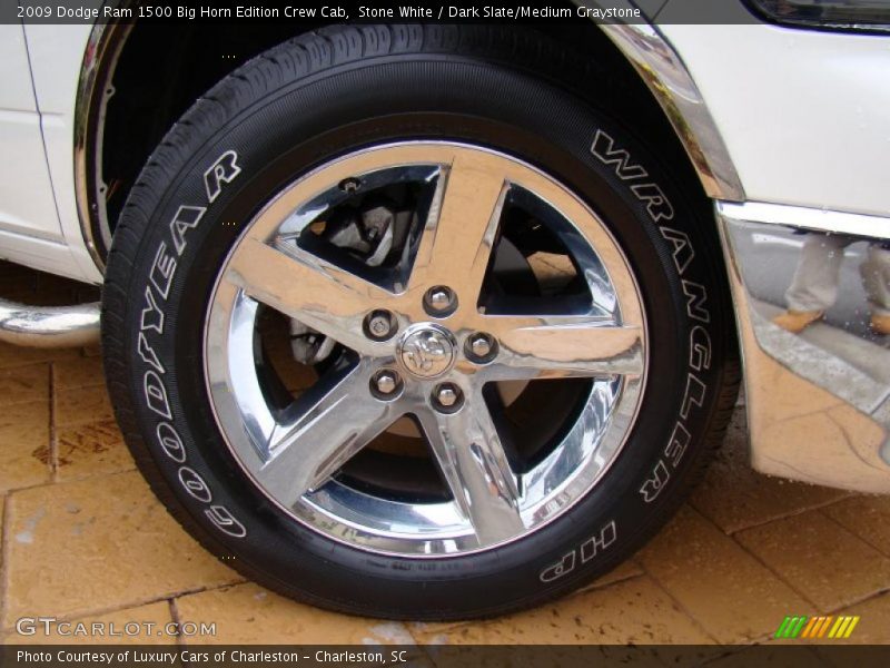 Stone White / Dark Slate/Medium Graystone 2009 Dodge Ram 1500 Big Horn Edition Crew Cab