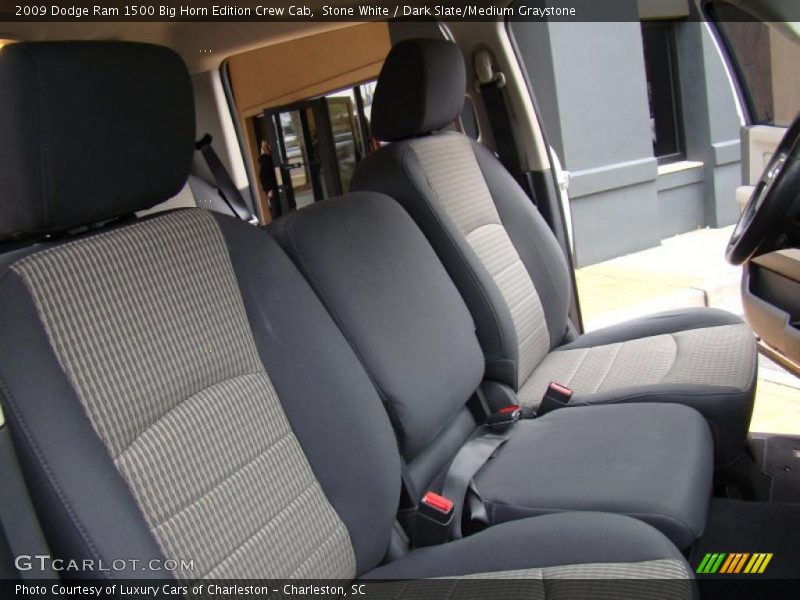 Stone White / Dark Slate/Medium Graystone 2009 Dodge Ram 1500 Big Horn Edition Crew Cab
