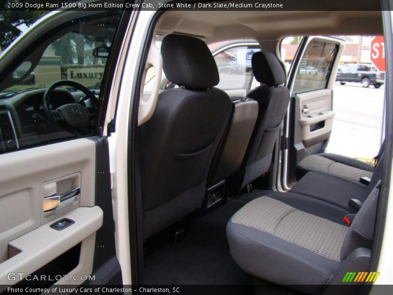 Stone White / Dark Slate/Medium Graystone 2009 Dodge Ram 1500 Big Horn Edition Crew Cab