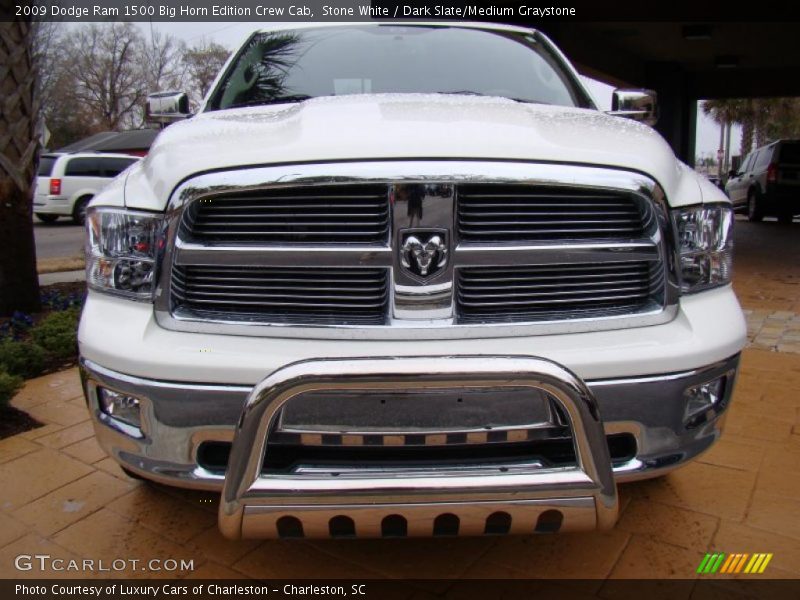 Stone White / Dark Slate/Medium Graystone 2009 Dodge Ram 1500 Big Horn Edition Crew Cab