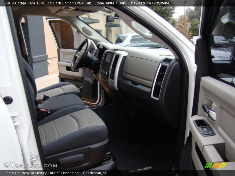 Stone White / Dark Slate/Medium Graystone 2009 Dodge Ram 1500 Big Horn Edition Crew Cab