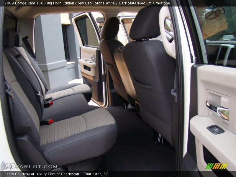Stone White / Dark Slate/Medium Graystone 2009 Dodge Ram 1500 Big Horn Edition Crew Cab