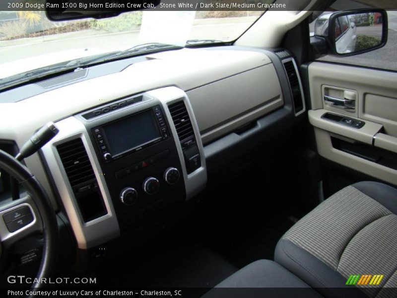 Stone White / Dark Slate/Medium Graystone 2009 Dodge Ram 1500 Big Horn Edition Crew Cab