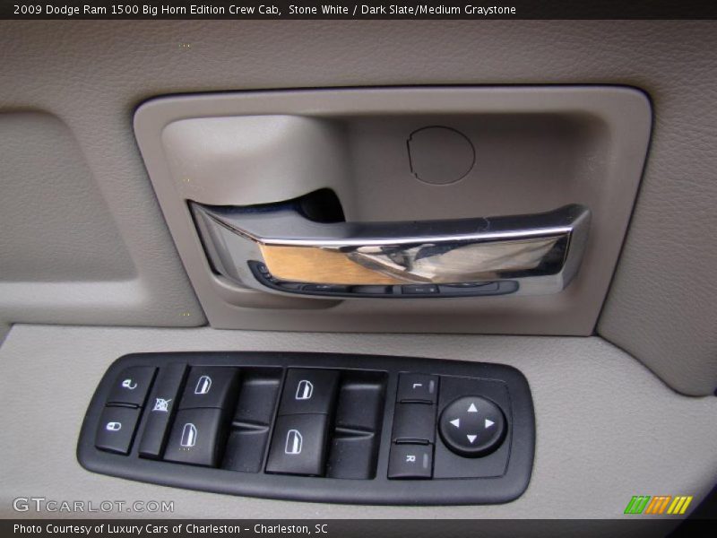 Stone White / Dark Slate/Medium Graystone 2009 Dodge Ram 1500 Big Horn Edition Crew Cab