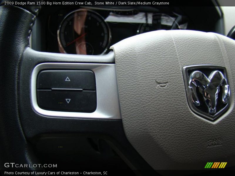 Stone White / Dark Slate/Medium Graystone 2009 Dodge Ram 1500 Big Horn Edition Crew Cab