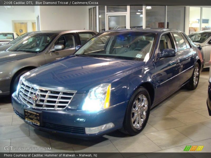Blue Diamond Tricoat / Cashmere/Cocoa 2008 Cadillac DTS