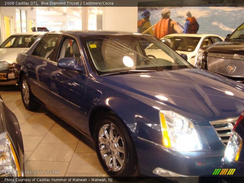 Blue Diamond Tricoat / Cashmere/Cocoa 2008 Cadillac DTS