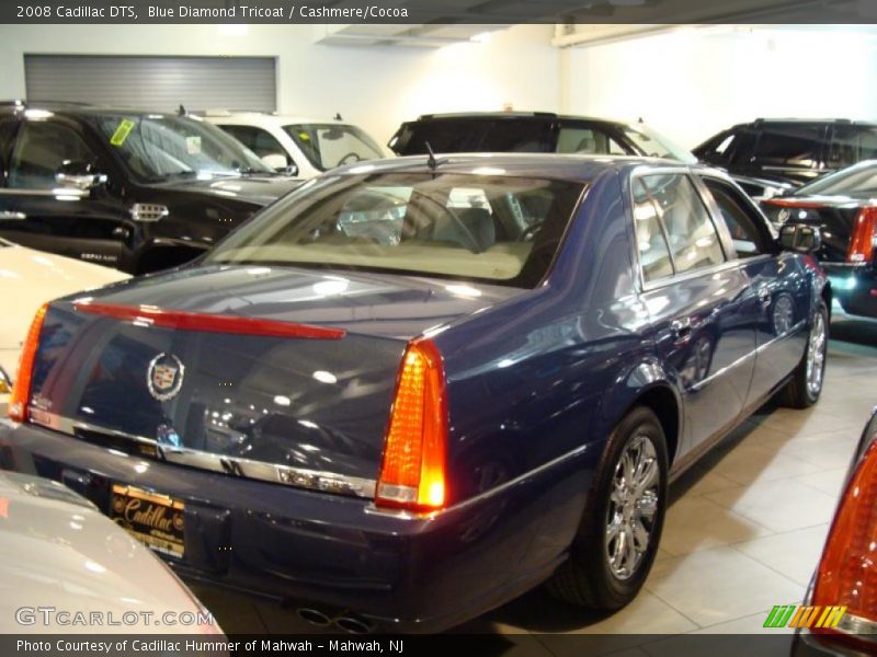 Blue Diamond Tricoat / Cashmere/Cocoa 2008 Cadillac DTS