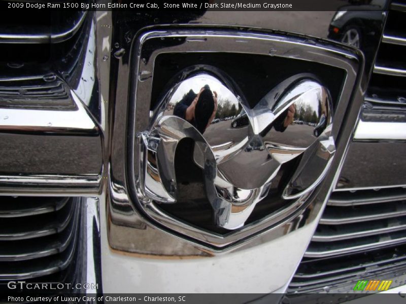 Stone White / Dark Slate/Medium Graystone 2009 Dodge Ram 1500 Big Horn Edition Crew Cab