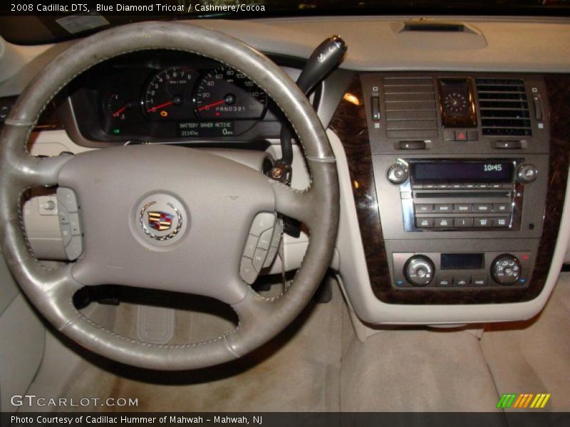 Blue Diamond Tricoat / Cashmere/Cocoa 2008 Cadillac DTS