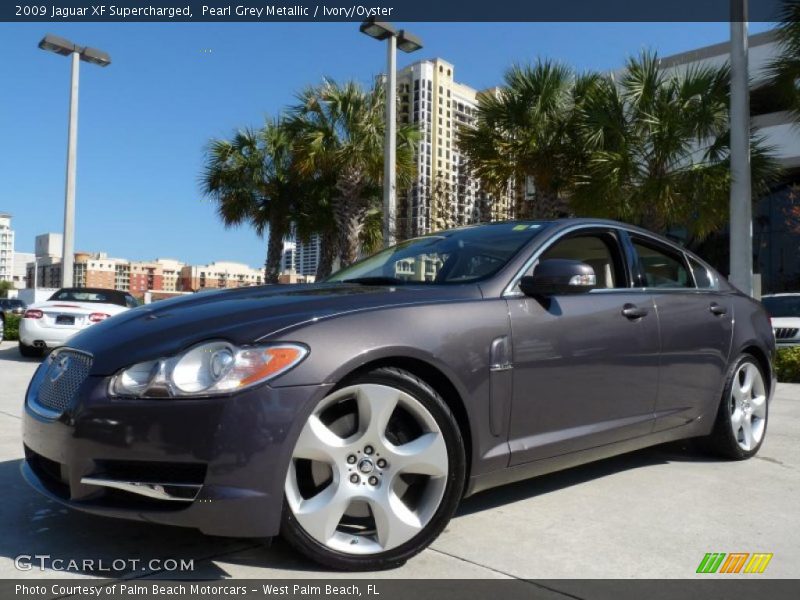 Pearl Grey Metallic / Ivory/Oyster 2009 Jaguar XF Supercharged