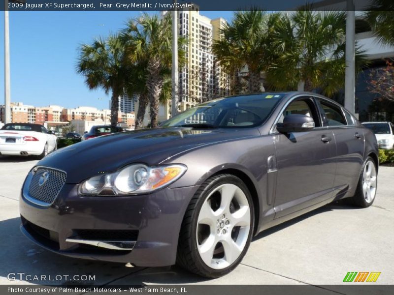 Pearl Grey Metallic / Ivory/Oyster 2009 Jaguar XF Supercharged