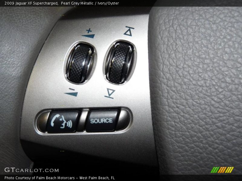 Pearl Grey Metallic / Ivory/Oyster 2009 Jaguar XF Supercharged