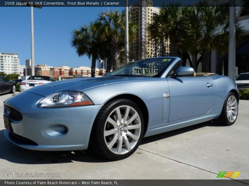  2008 XK XK8 Convertible Frost Blue Metallic