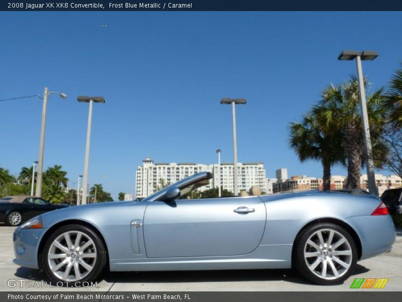  2008 XK XK8 Convertible Frost Blue Metallic