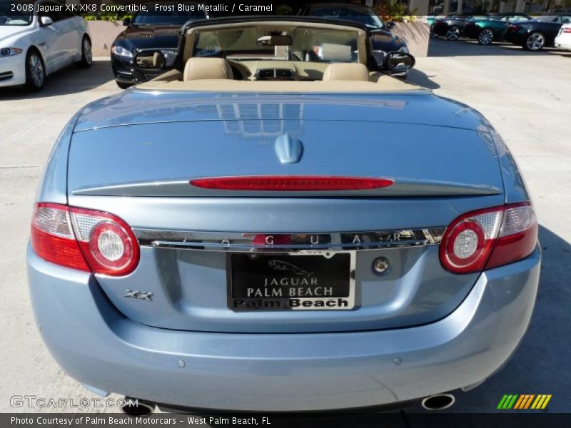 Frost Blue Metallic / Caramel 2008 Jaguar XK XK8 Convertible