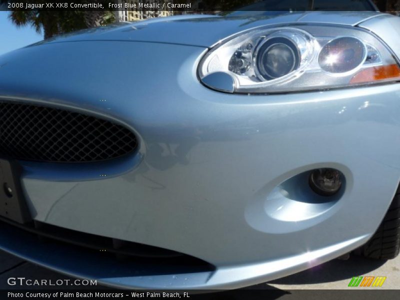 Frost Blue Metallic / Caramel 2008 Jaguar XK XK8 Convertible