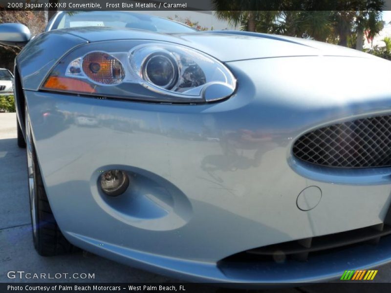 Frost Blue Metallic / Caramel 2008 Jaguar XK XK8 Convertible