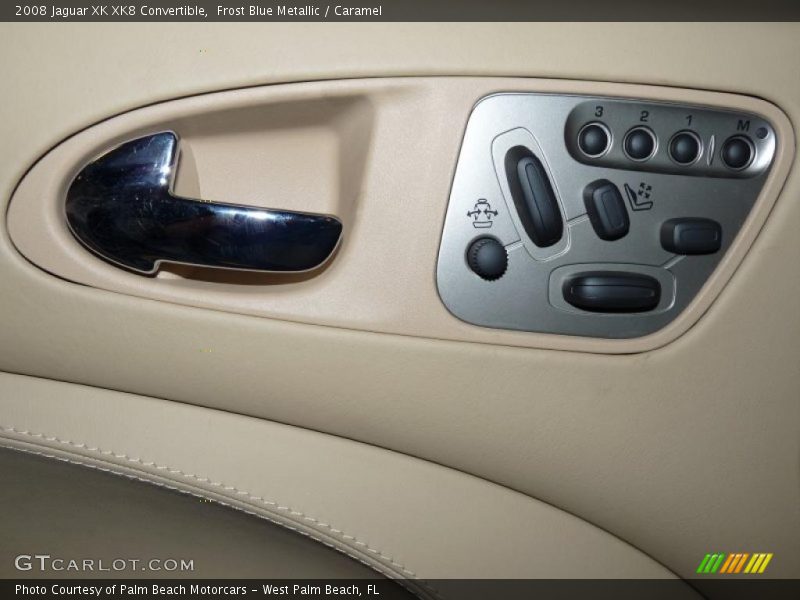 Frost Blue Metallic / Caramel 2008 Jaguar XK XK8 Convertible