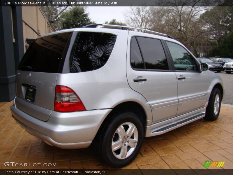 Brilliant Silver Metallic / Ash 2005 Mercedes-Benz ML 350 4Matic