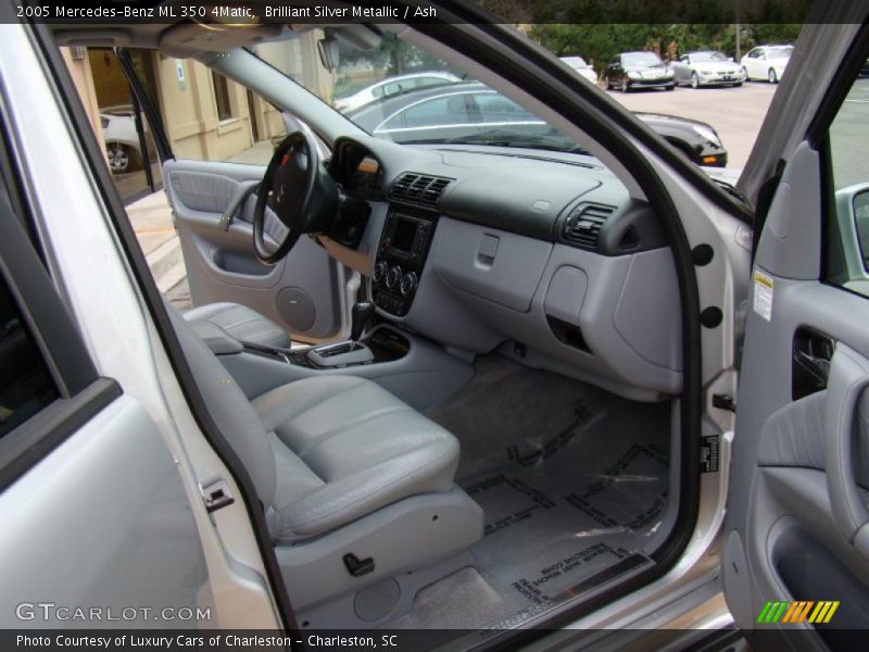 Brilliant Silver Metallic / Ash 2005 Mercedes-Benz ML 350 4Matic