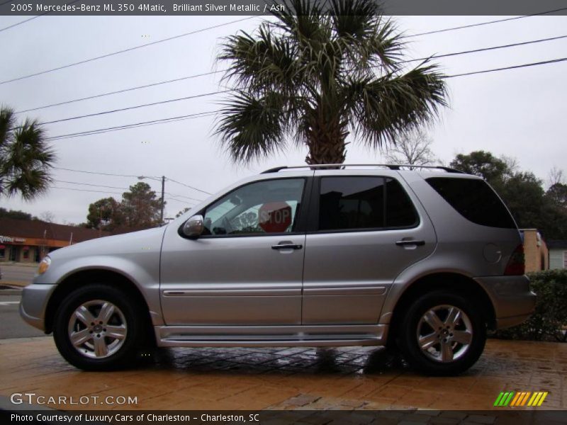 Brilliant Silver Metallic / Ash 2005 Mercedes-Benz ML 350 4Matic