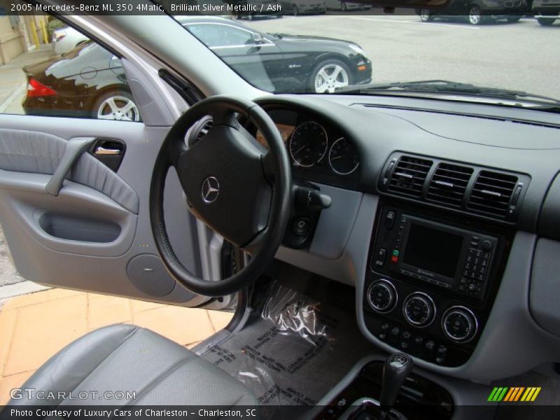 Brilliant Silver Metallic / Ash 2005 Mercedes-Benz ML 350 4Matic