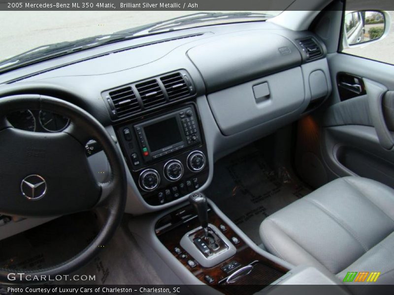Brilliant Silver Metallic / Ash 2005 Mercedes-Benz ML 350 4Matic
