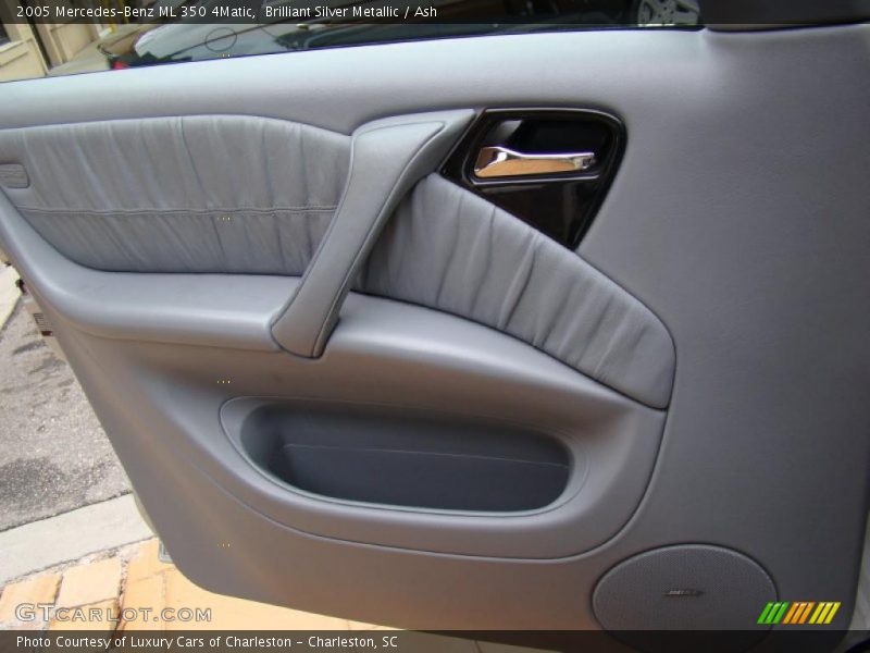 Brilliant Silver Metallic / Ash 2005 Mercedes-Benz ML 350 4Matic