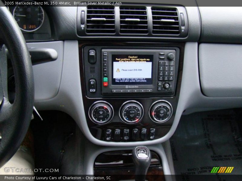 Brilliant Silver Metallic / Ash 2005 Mercedes-Benz ML 350 4Matic