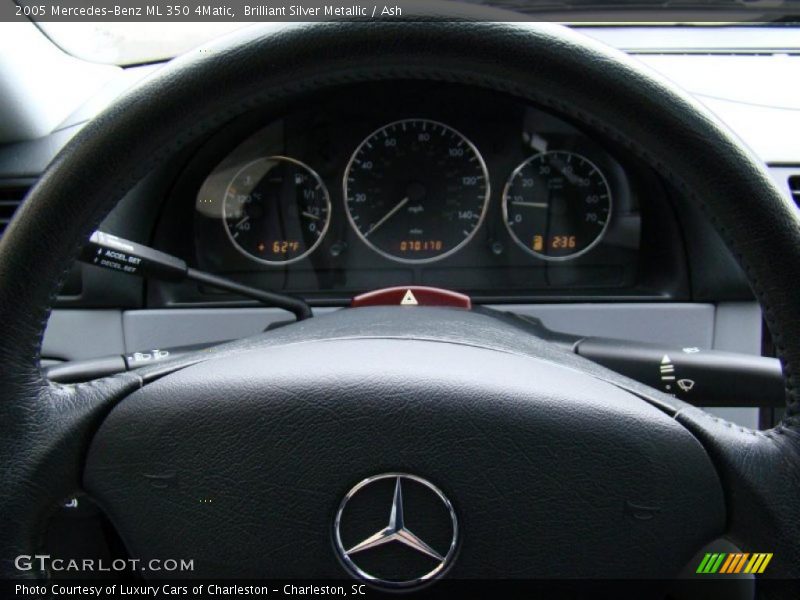 Brilliant Silver Metallic / Ash 2005 Mercedes-Benz ML 350 4Matic