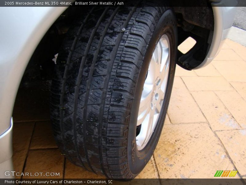 Brilliant Silver Metallic / Ash 2005 Mercedes-Benz ML 350 4Matic