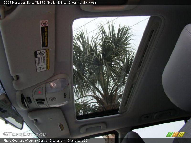 Brilliant Silver Metallic / Ash 2005 Mercedes-Benz ML 350 4Matic