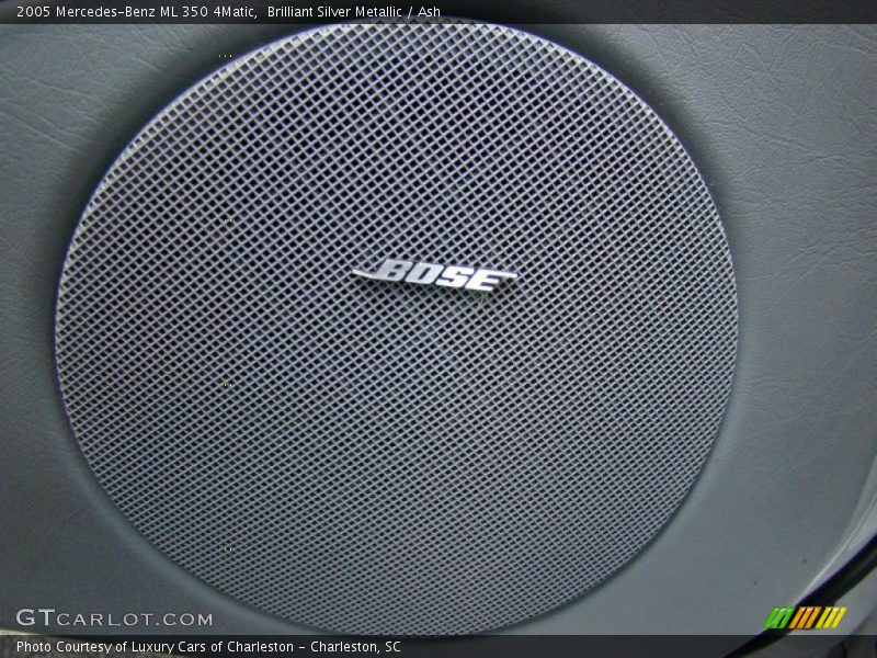 Brilliant Silver Metallic / Ash 2005 Mercedes-Benz ML 350 4Matic