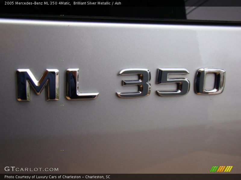 Brilliant Silver Metallic / Ash 2005 Mercedes-Benz ML 350 4Matic