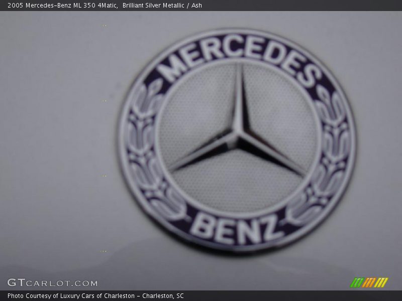 Brilliant Silver Metallic / Ash 2005 Mercedes-Benz ML 350 4Matic